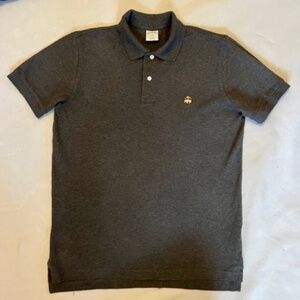 Brooks Brothers Medium Performance Polo MINT! Dark Gray​​​​​​​​​​​​​​​​​